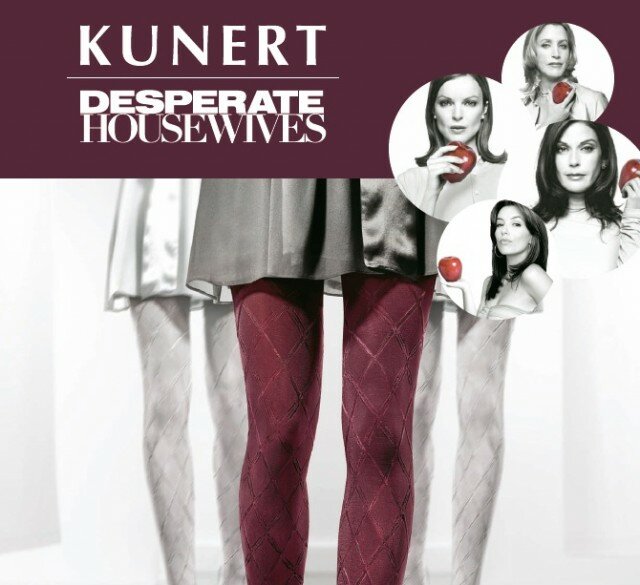 Nicht nur was für Hausfrauen, sondern auch für Businessladies: Kunert bringt eine Desperate Housewives Strumpfkollektion heraus Nicht nur was für Hausfrauen, sondern auch für Businessladies: Kunert bringt eine Desperate Housewives Strumpfkollektion heraus