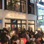 Ralph Lauren im Shopping-Distrikt Myong-dong von Seoul