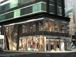 Der neue Shinjuku Topshop-Flagshipstore