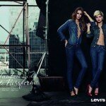 Für die Werbekampagne wurden die drei Stars in unterschiedlichen Levi's Curve ID Jeans fotografiert