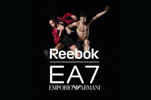 Mit dem EA7-Banner haben sich Reebok und Armani ein temporäres Denkmal gesetzt Mit dem EA7-Banner haben sich Reebok und Armani ein temporäres Denkmal gesetzt