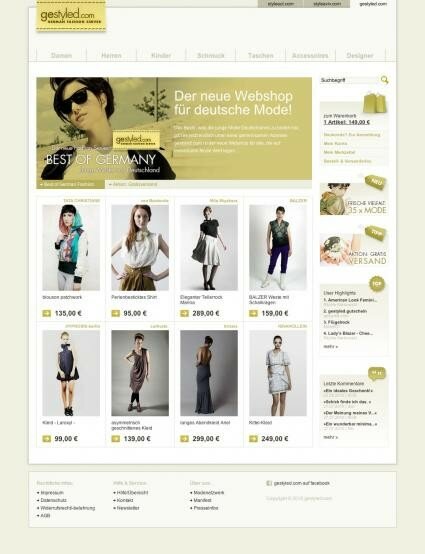 Gestyled.com ist eine neue Vereinigung in Form einer Internetplattform für Nachwuchsdesigner