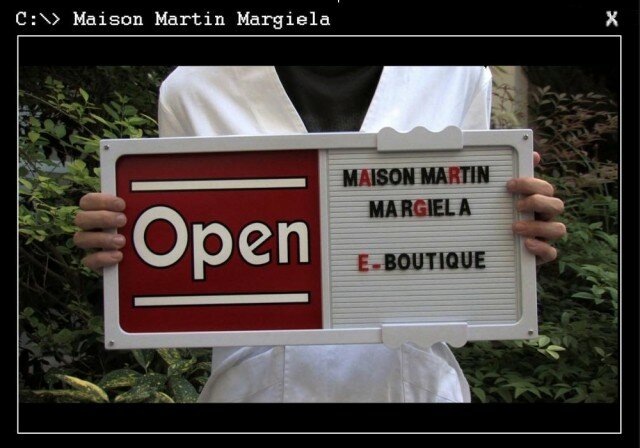 Die Maison Martin Margiela eBoutique öffnet am 1. Oktober