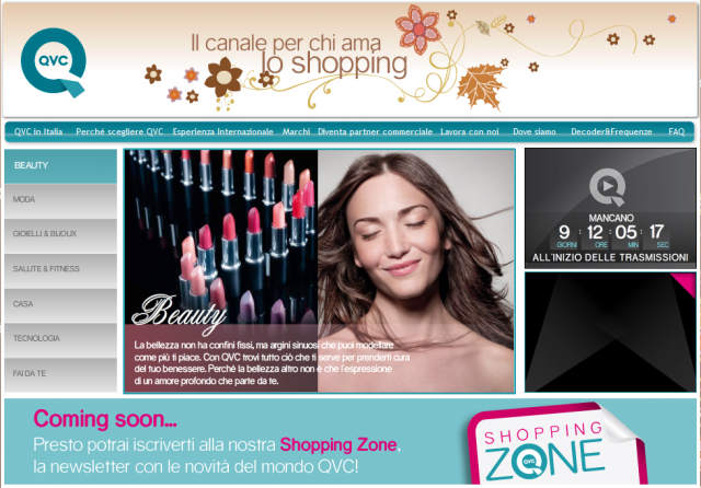 Countdown bis zum Start: QVC Italia launcht am 1. Oktober Countdown bis zum Start: QVC Italia launcht am 1. Oktober