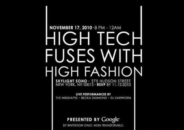 Google will im High Fashion Bereich mitmischen Google will im High Fashion Bereich mitmischen