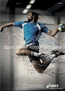Asics_Sport befreit Körper und Geist_Handball Asics_Sport befreit Körper und Geist_Handball