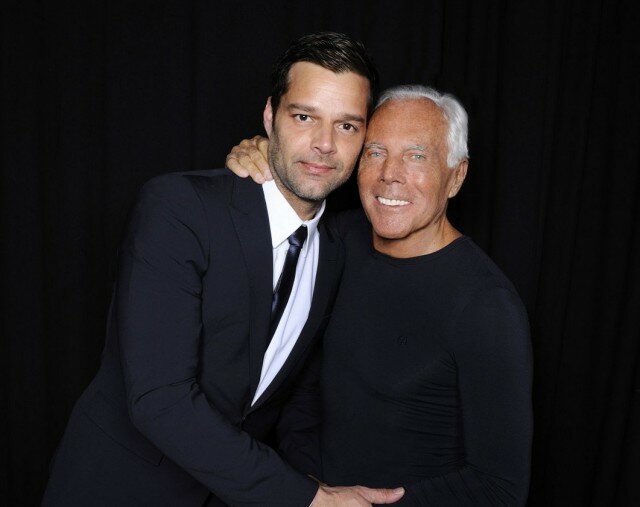 Giorgio Armani entwirft für Ricky Martin