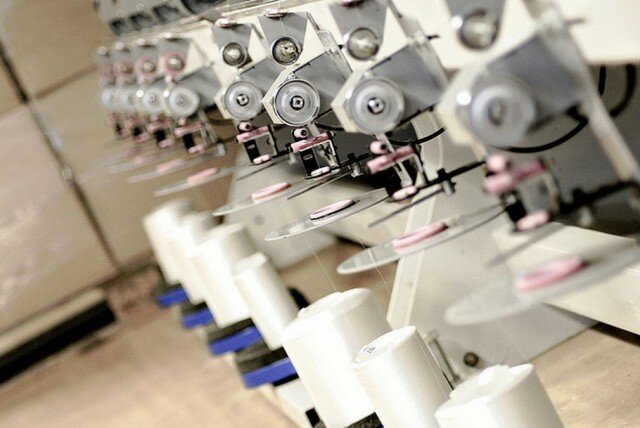 Garnproduktion