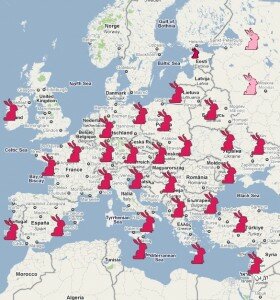 Tally Weijll Europakarte