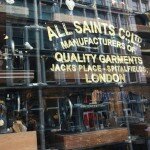 All Saints Schaufenster