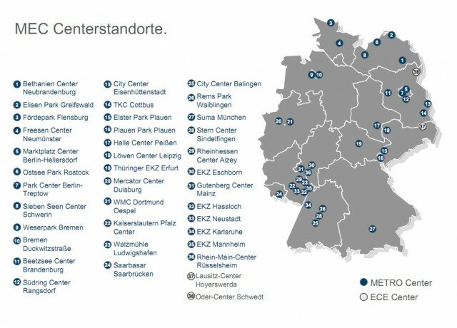MEC Centerstandorte