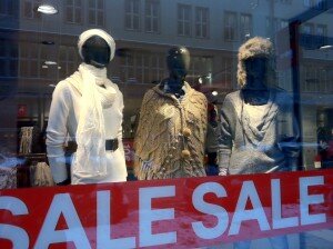 Sale Schaufenster Sale Schaufenster