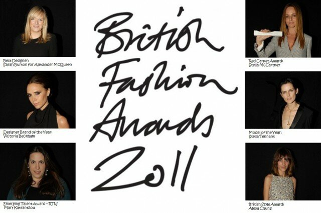 British Fashion Awards 2011