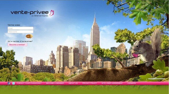 vente-privee USA_Screenshot vente-privee USA_Screenshot