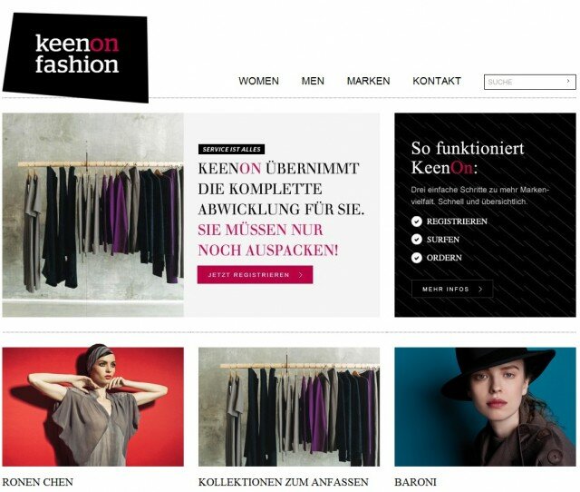 KeenOn-Fashion Webseite KeenOn-Fashion Webseite