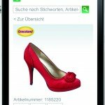 Mobiler Deichmann-Onlineshop