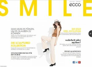 ECCO Microsite Smile