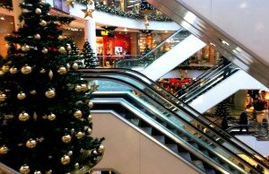 Weihnachtsstimmung Shoppingcenter