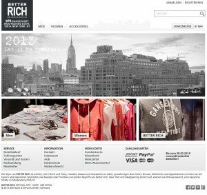 Better Rich_Online Shop_Startseite