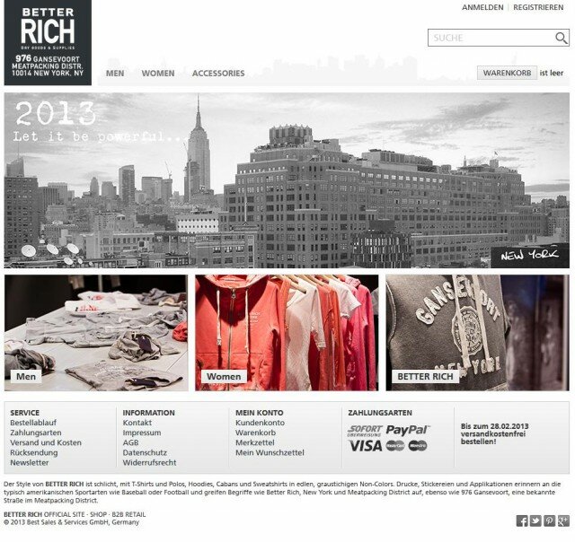 Better Rich_Online Shop_Startseite