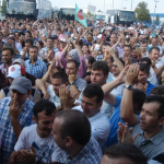 Türkische Textilarbeiter im Streik