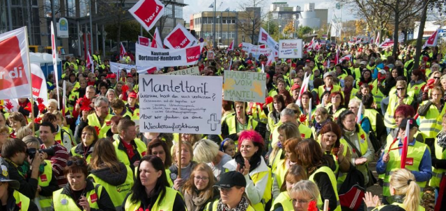 Verdi Streik Einzelhandel 