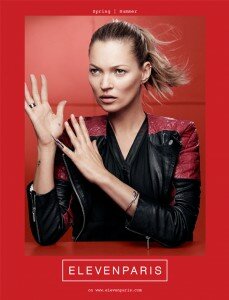 Kate Moss ist Testimonial für die nächste FS-Kollektion von Eleven Paris