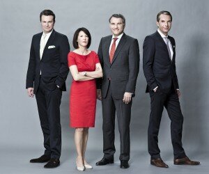 Der Katag-Vorstand: Marcus Schönhart, Angelika Schindler-Obenhaus, Dr. Daniel Terberger, Holger Zdora