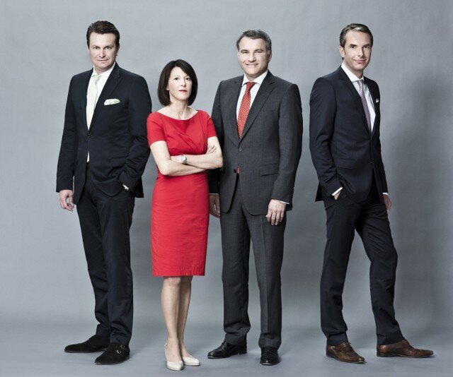 Der Katag-Vorstand: Marcus Schönhart, Angelika Schindler-Obenhaus, Dr. Daniel Terberger, Holger Zdora Der Katag-Vorstand: Marcus Schönhart, Angelika Schindler-Obenhaus, Dr. Daniel Terberger, Holger Zdora
