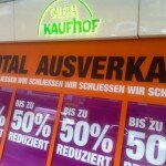 Bis zu 50 Prozent Rabatt gibt es auf das Kaufhof-Sortiment