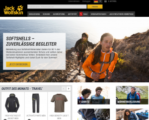 Jack Wolfskin Onlineshop