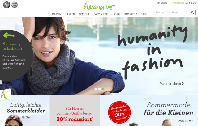 hessnatur Webshop hessnatur Webshop