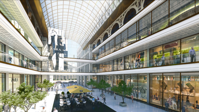 Dort, wo 1896 das legendäre Wertheim-Kaufhaus eröffnete, wird künftig in der Mall of Berlin geshoppt