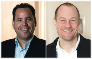 Alter und neue Chef: Art Peck (rechts) übernimmt den Posten des CEO von Glenn Murphy