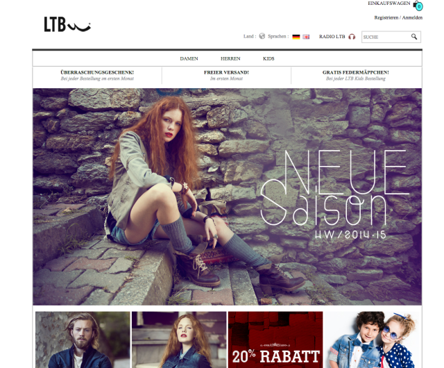 Für's Image und für Kompetenz: LTB launcht deutschen Onlineshop