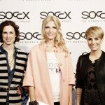 Lucie Marshall, Tanja Bülter und Miriam Jacks beim Soccx Event