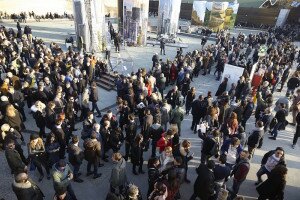 Am ersten Tag sollen deutlich über ein Drittel mehr Besucher die Pitti Uomo besucht haben
