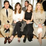 Charlie Siem, Dakota Johnson, Julianne Moore und Nina Hoss in der Front Row von Boss Charlie Siem, Dakota Johnson, Julianne Moore und Nina Hoss in der Front Row von Boss