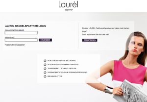 Laurél's neuer B2B-Onlineshop