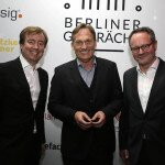 Dr. Carsten Lurse (h+p), Hans-Joachim Watzke (BVB) und Klaus Harnack (h+p) Dr. Carsten Lurse (h+p), Hans-Joachim Watzke (BVB) und Klaus Harnack (h+p)
