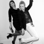 03_Actress Aylin Tezel in Bench and singer Leslie Clio dancing at the Bench Showroom Opening Party in Munich