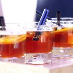 07_Welcome signature drinks Pimms No1 Cup served by Dahlmann Catering at the Bench Showroom Opening Party