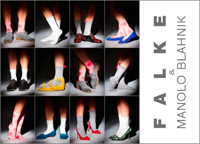 Falke macht's mit Manolo Blahnik Falke macht's mit Manolo Blahnik