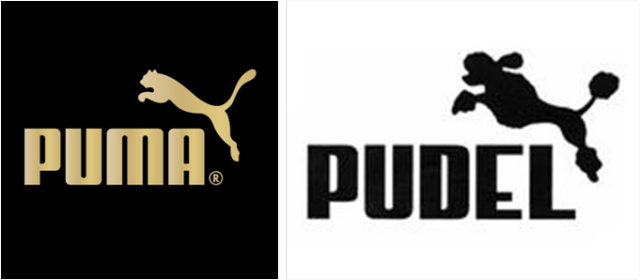 Im Vergleich: Der springende Pudel (rechts) Im Vergleich: Der springende Pudel (rechts)