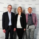 Jens Marquardt, Teamleiter Zentraleinkauf AppelrathCüpper, Daniela Bellinghausen, Atelier GARDEUR Key-Account-Managerin DOB, Gerhard Kränzle, CEO GARDEUR GmbH