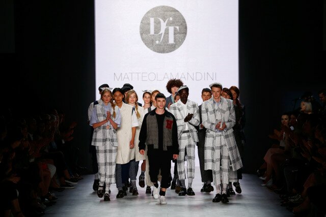 Matteo Lamandini, DfT-Gewinner 2014, zeigte seine neue Kollektion