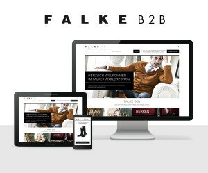 Falke bietet jetzt auch B2B-Kunden einen Online-Bestellprozess