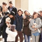 Alle beisammen: In Stockholm wurde das s.Oliver Familien-Idyll aufgenommen