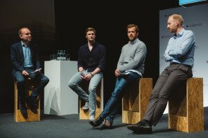 Schulterklopfer verdient: Die Zalando-Vorstände David Schneider, Robert Gentz und Rubin Ritter haben offensichtlich einiges richtig gemacht