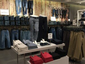 Die Stammabteilung (bspw. Hosen) ist jetzt deutlich übersichtlicher 